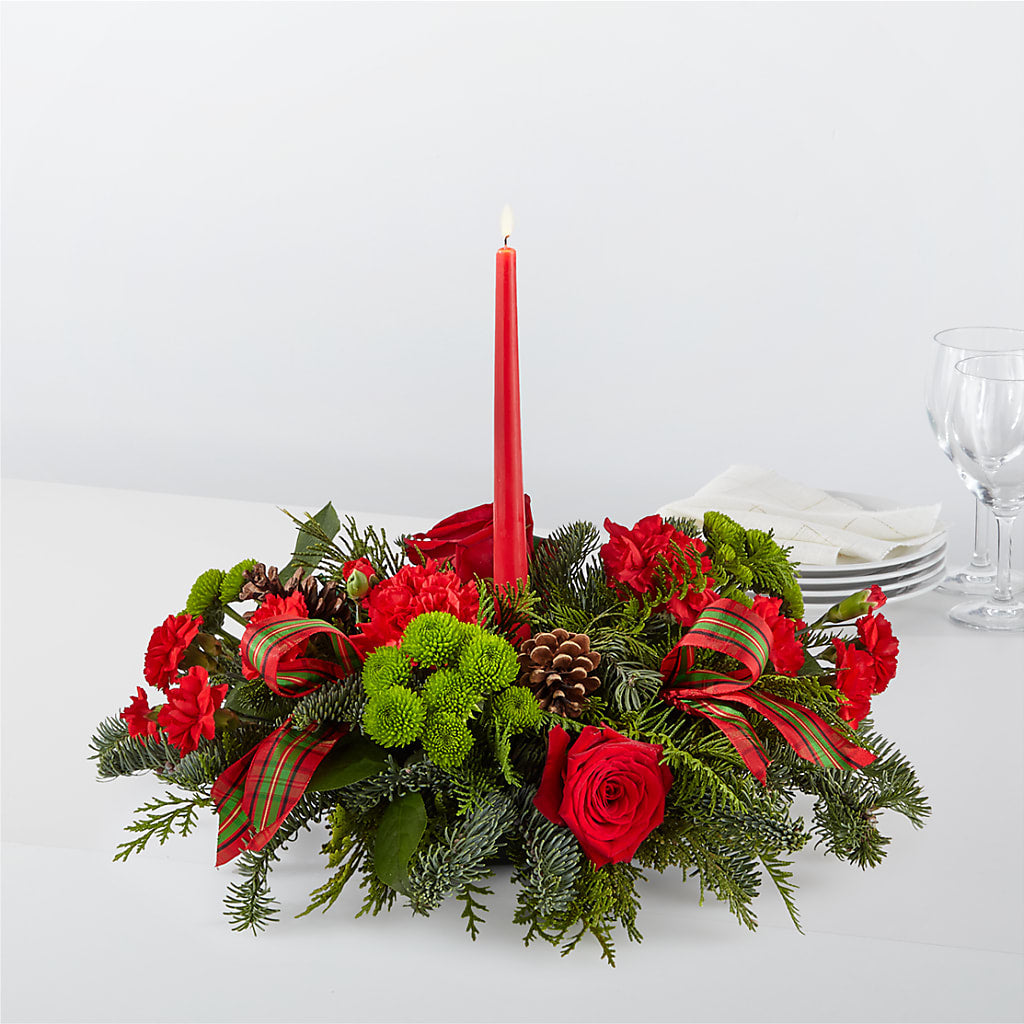 By the Candlelight Centerpiece – A Special Design Florist, Newport News VA