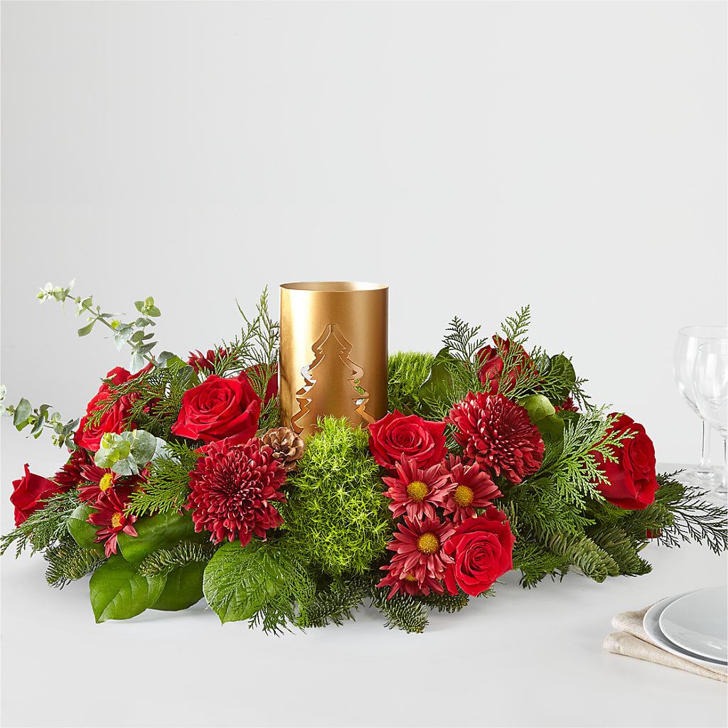 Toast the Season Centerpiece – A Special Design Florist, Newport News VA