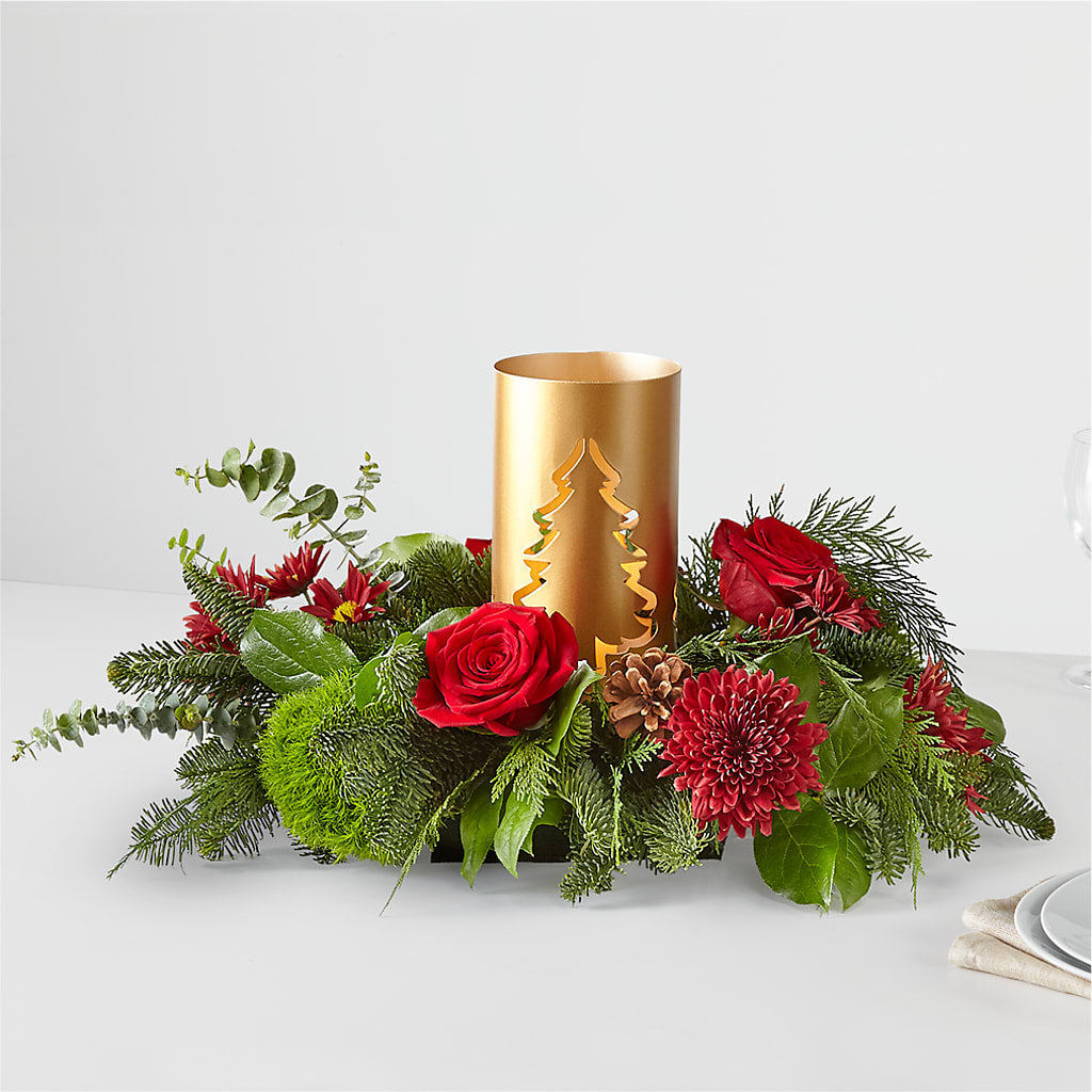 Toast the Season Centerpiece – A Special Design Florist, Newport News VA