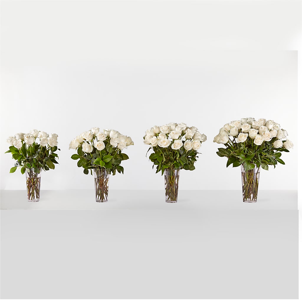 Long Stem White Rose Bouquet – A Special Design Florist, Newport News VA