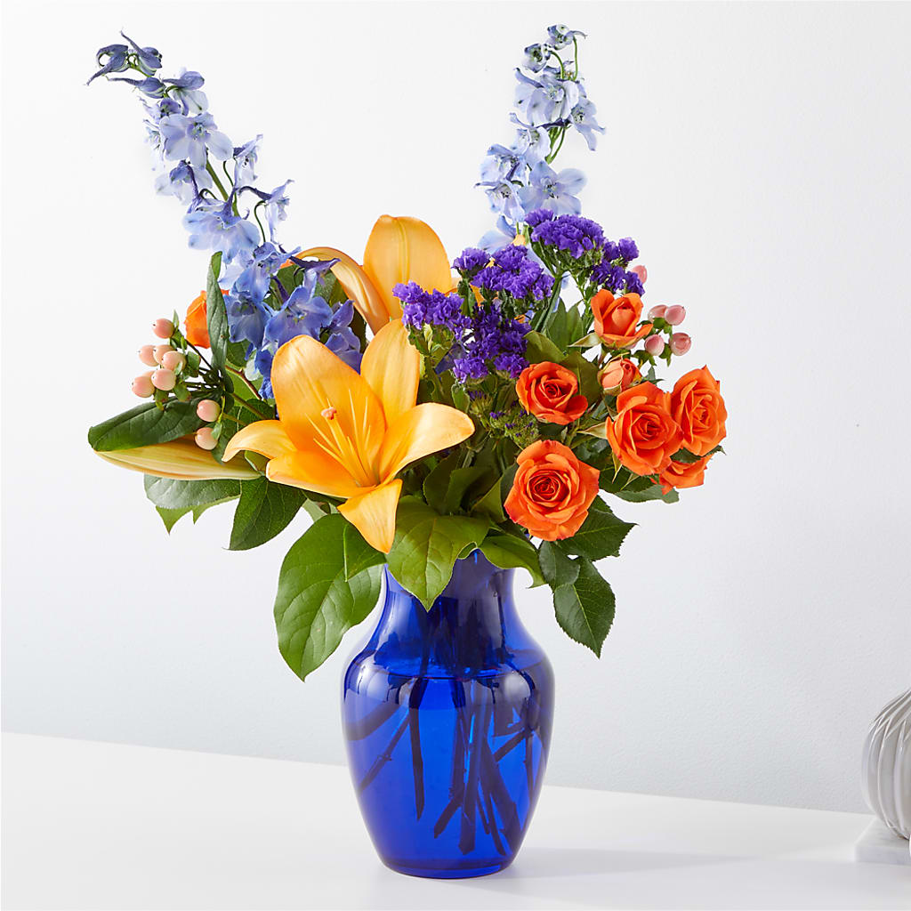Radiant Citrus Bouquet – A Special Design Florist, Newport News VA