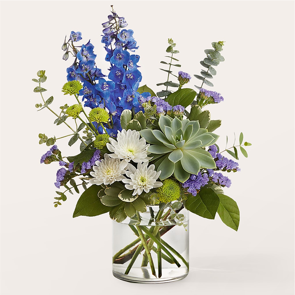 Cerulean Waves Bouquet – A Special Design Florist, Newport News VA