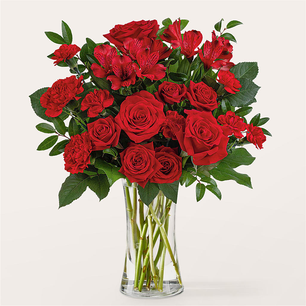 Brilliant Ruby Bouquet – A Special Design Florist, Newport News VA