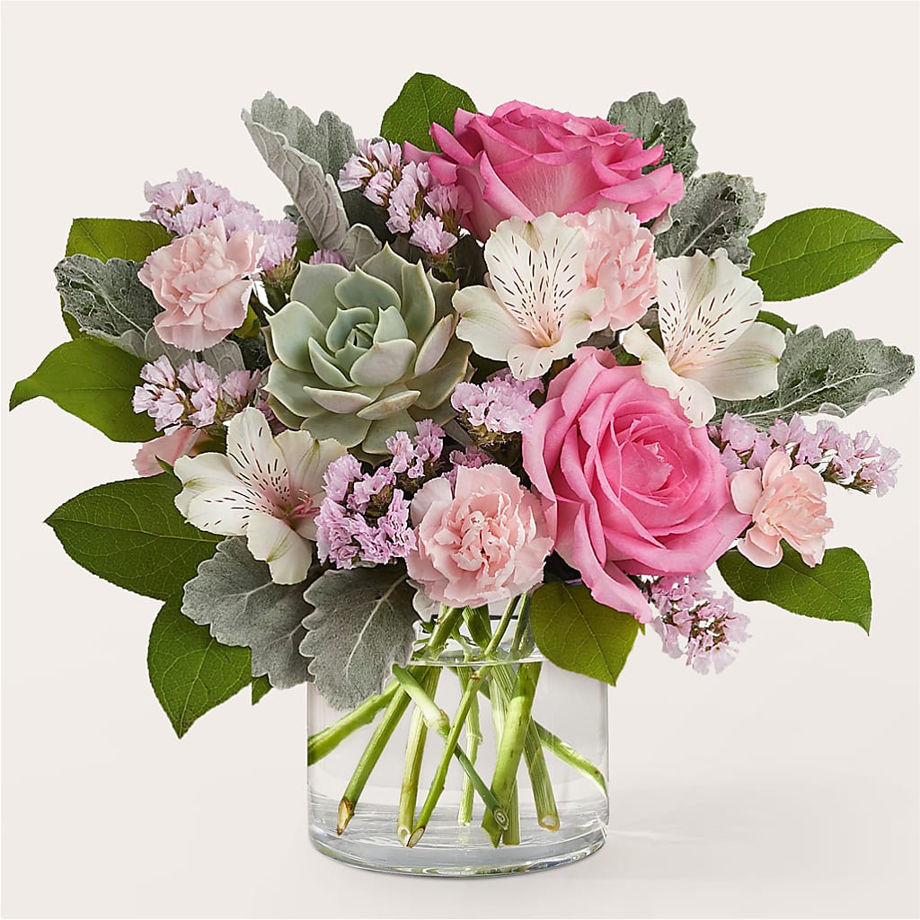 Dusty Rose Bouquet – A Special Design Florist, Newport News VA