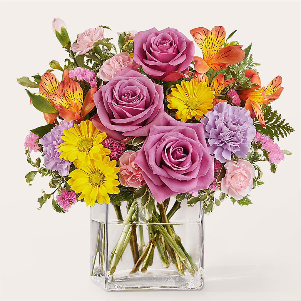 Shades of Happiness Bouquet – A Special Design Florist, Newport News VA