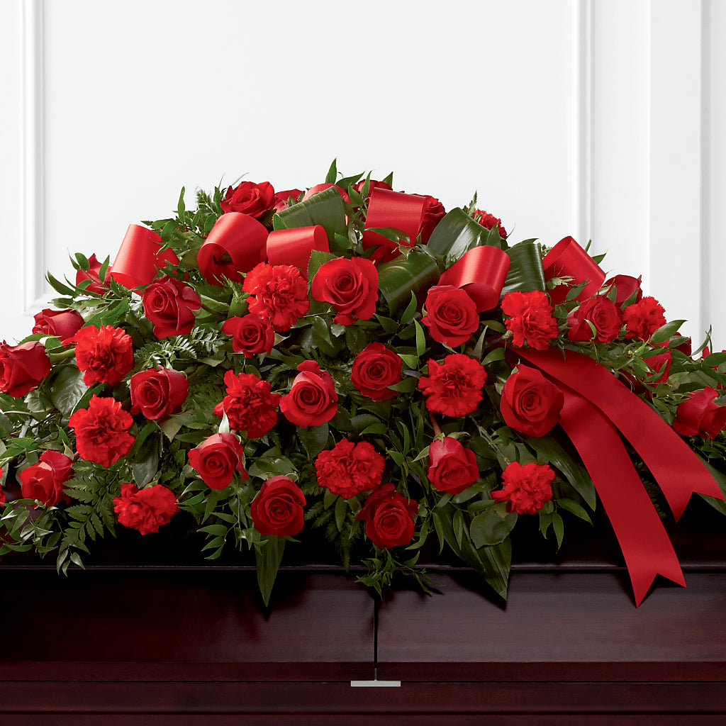 Tribute of Life Casket Spray – A Special Design Florist, Newport News VA