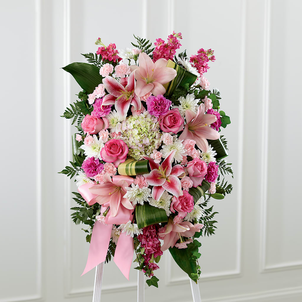 Comforting Standing Spray – A Special Design Florist, Newport News VA