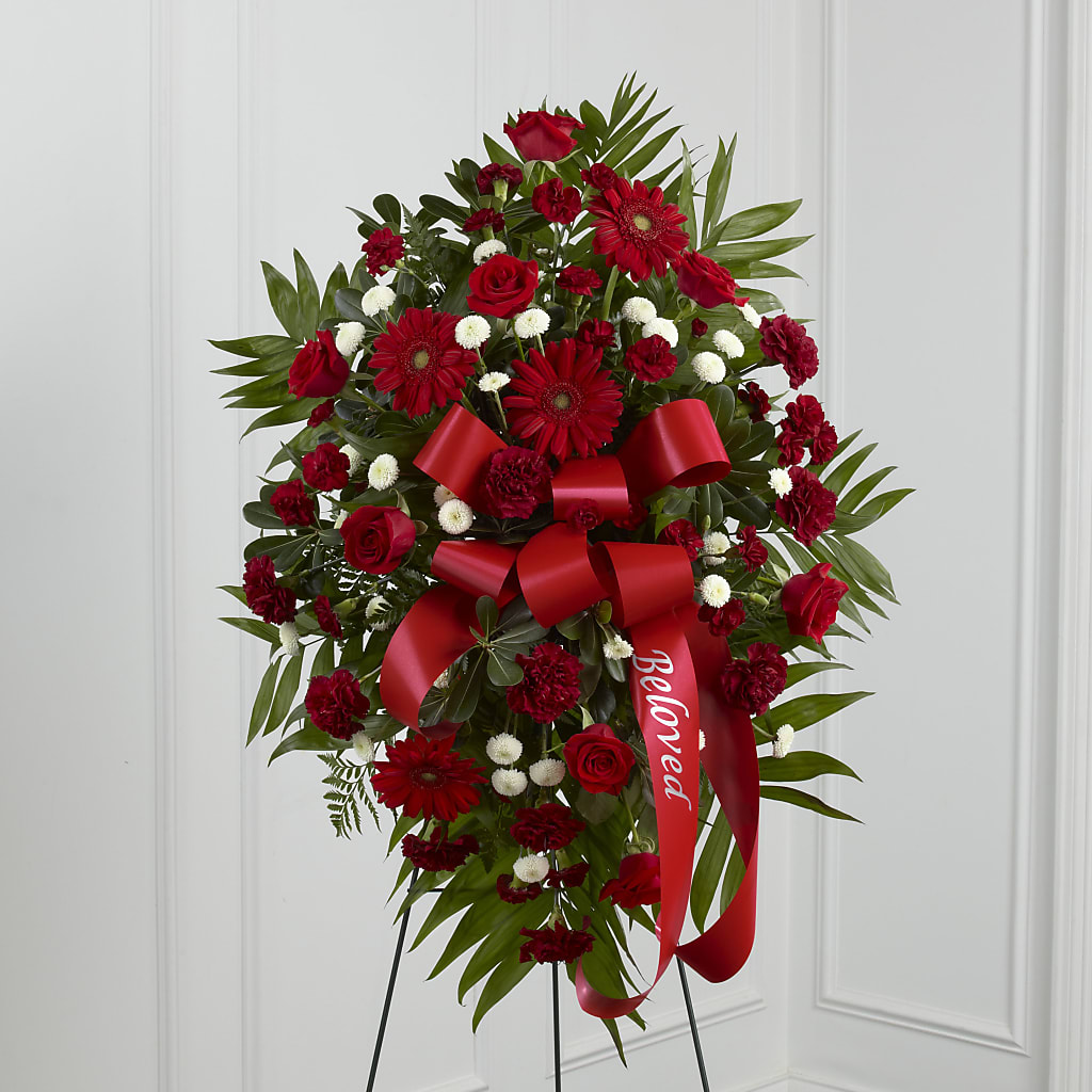Treasured Memories Standing Spray – A Special Design Florist, Newport News VA