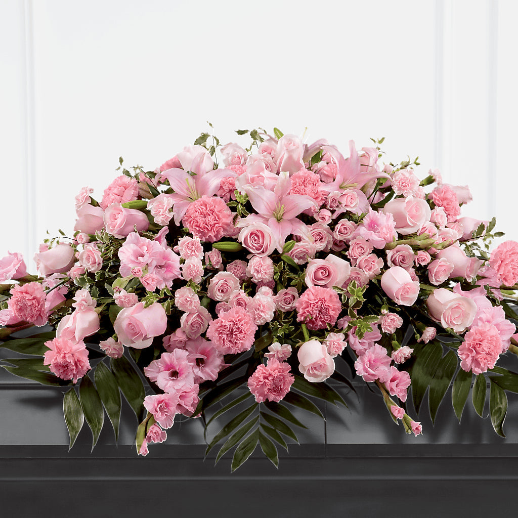 Garden of Comfort Casket Spray (Standard) – A Special Design Florist, Newport News VA