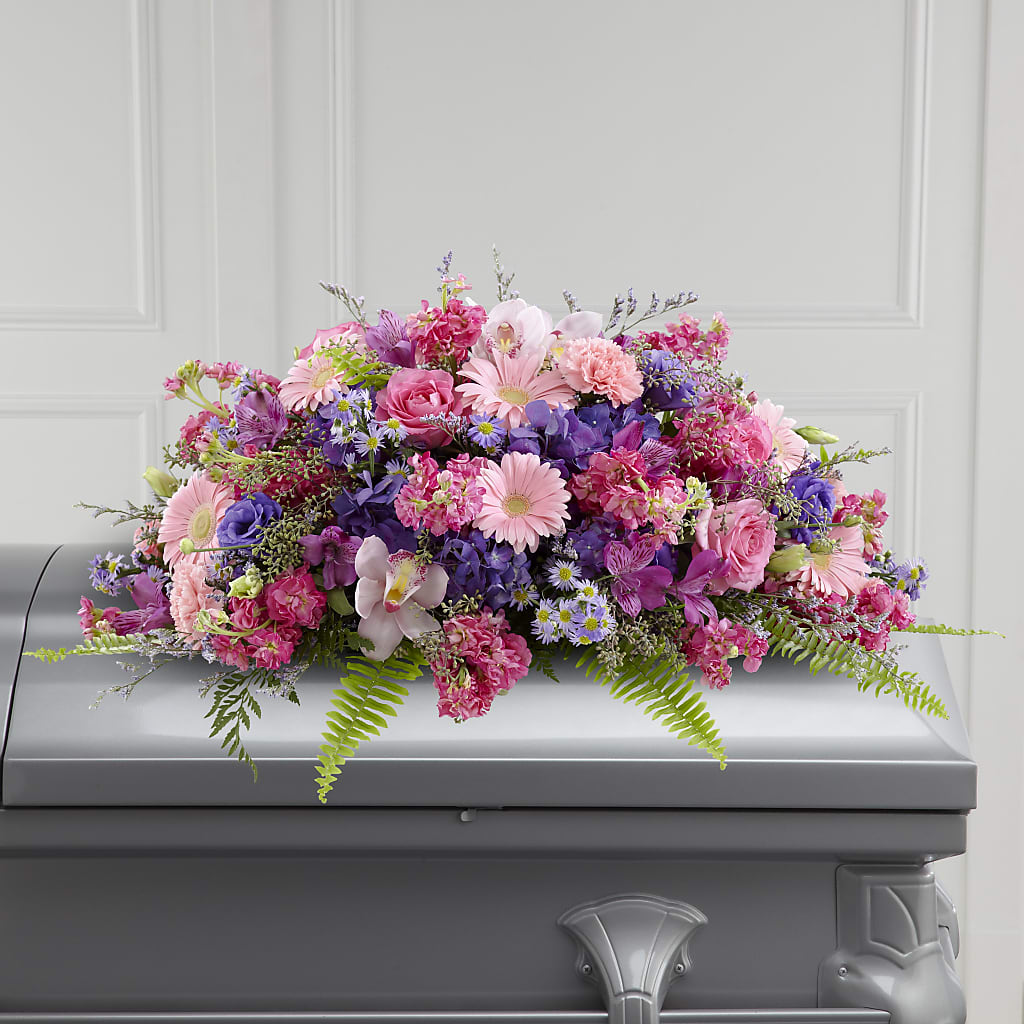 Glorious Garden Casket Spray – A Special Design Florist, Newport News VA
