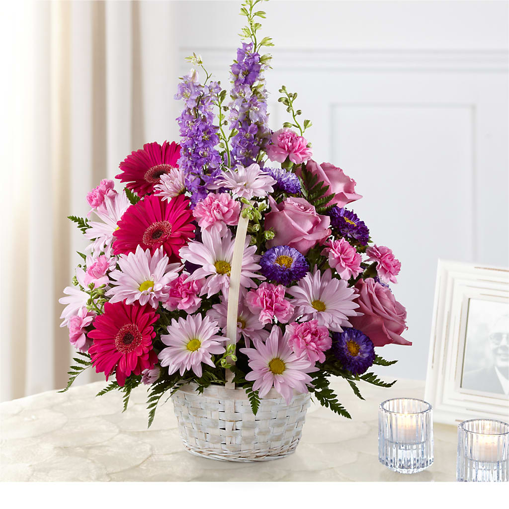 Pastel Peace Basket – A Special Design Florist, Newport News VA