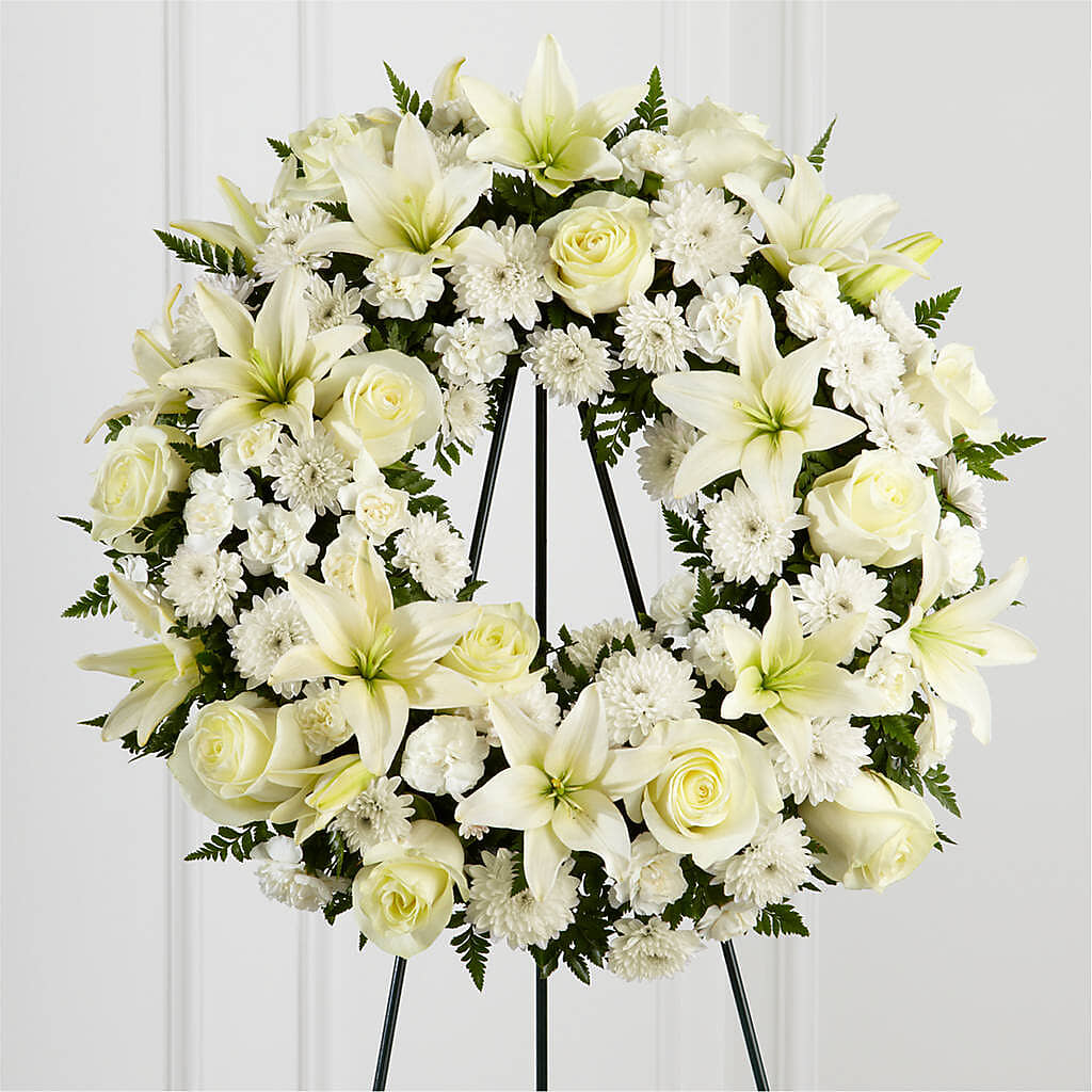 Treasured Tribute Wreath – A Special Design Florist, Newport News VA