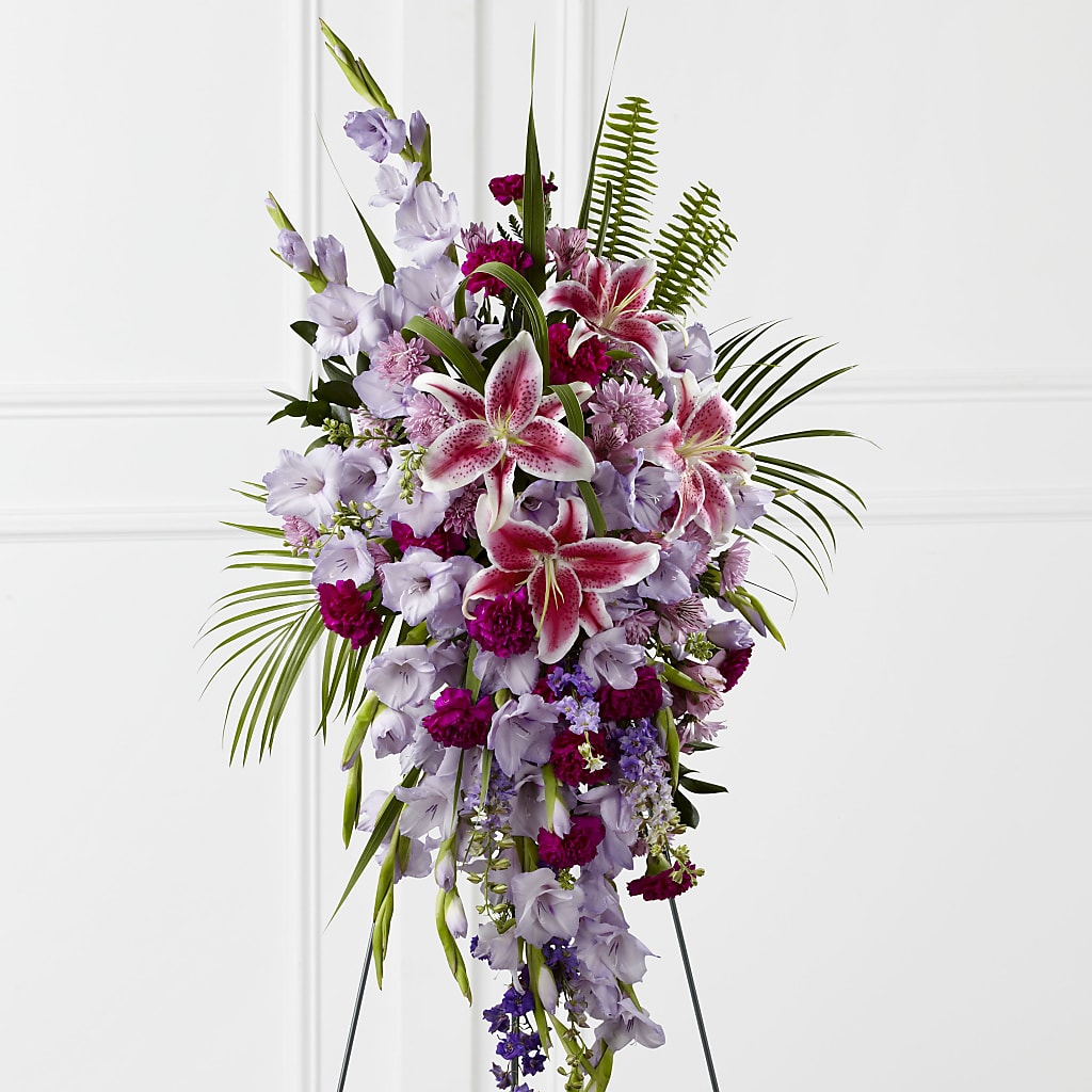 Tender Touch Standing Spray – A Special Design Florist, Newport News VA