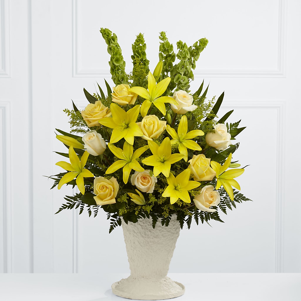 Golden Memories Arrangement – A Special Design Florist, Newport News VA