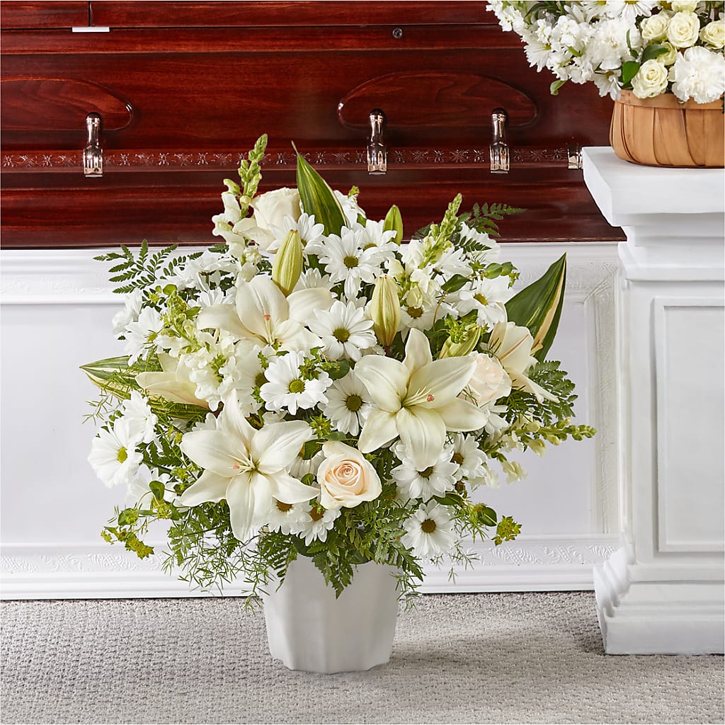 Thoughts of Tranquility Floor Basket – A Special Design Florist, Newport News VA