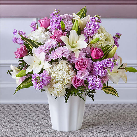 Heaven Sent Floor Basket – A Special Design Florist, Newport News VA