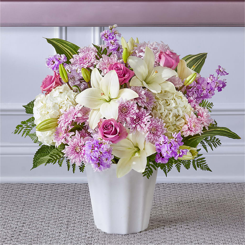 Heaven Sent Floor Basket – A Special Design Florist, Newport News VA