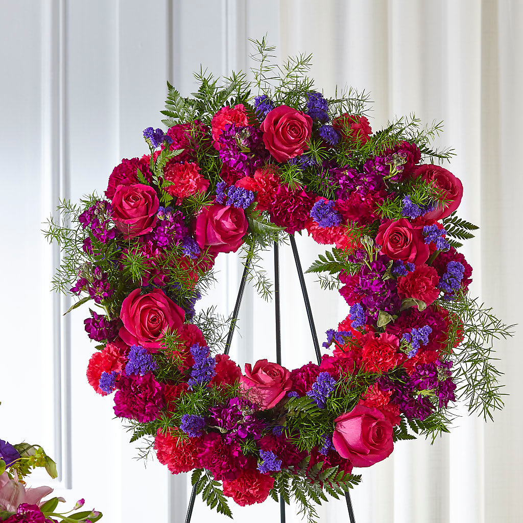 Calming Colors Wreath – A Special Design Florist, Newport News VA