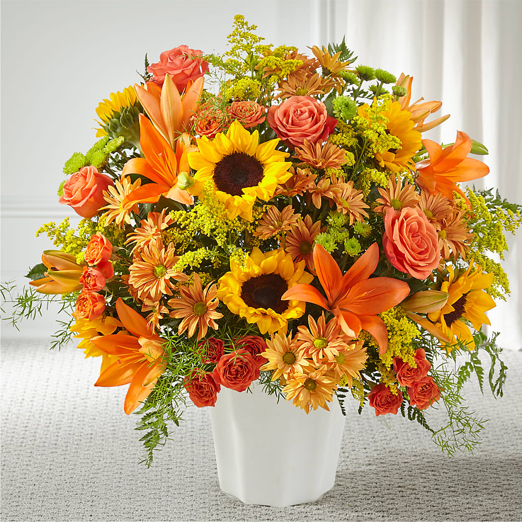 Harvest Thoughts Floor Basket – A Special Design Florist, Newport News VA