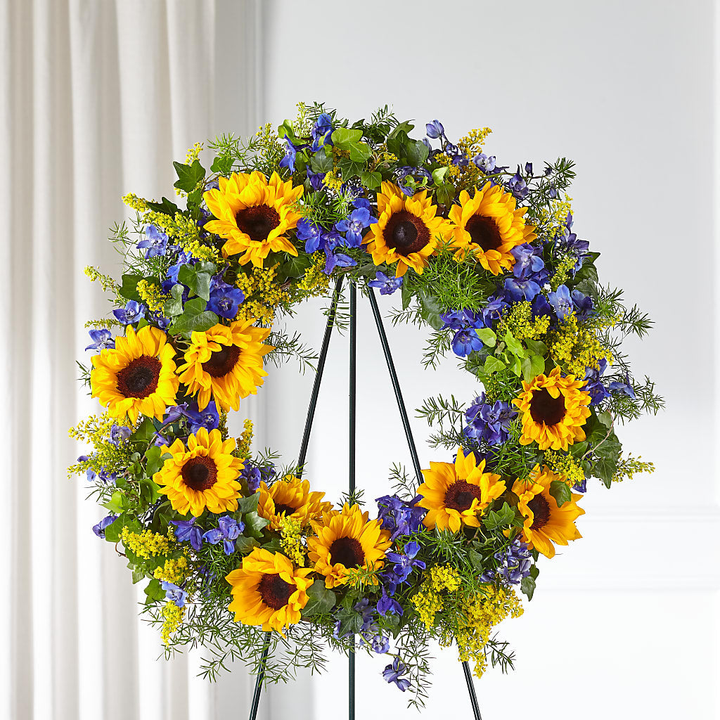 Bright Rays Wreath – A Special Design Florist, Newport News VA