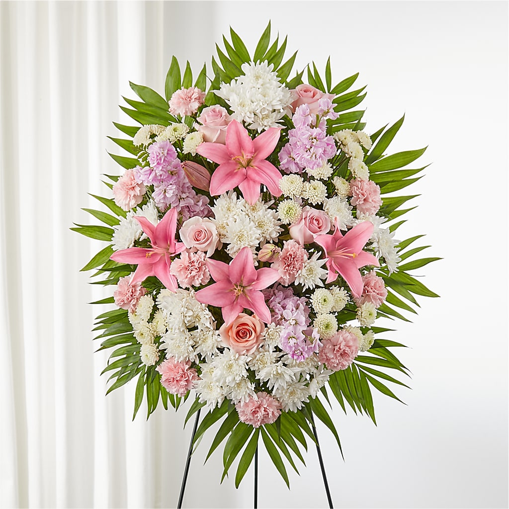 Offering Solace Standing Spray – A Special Design Florist, Newport News VA