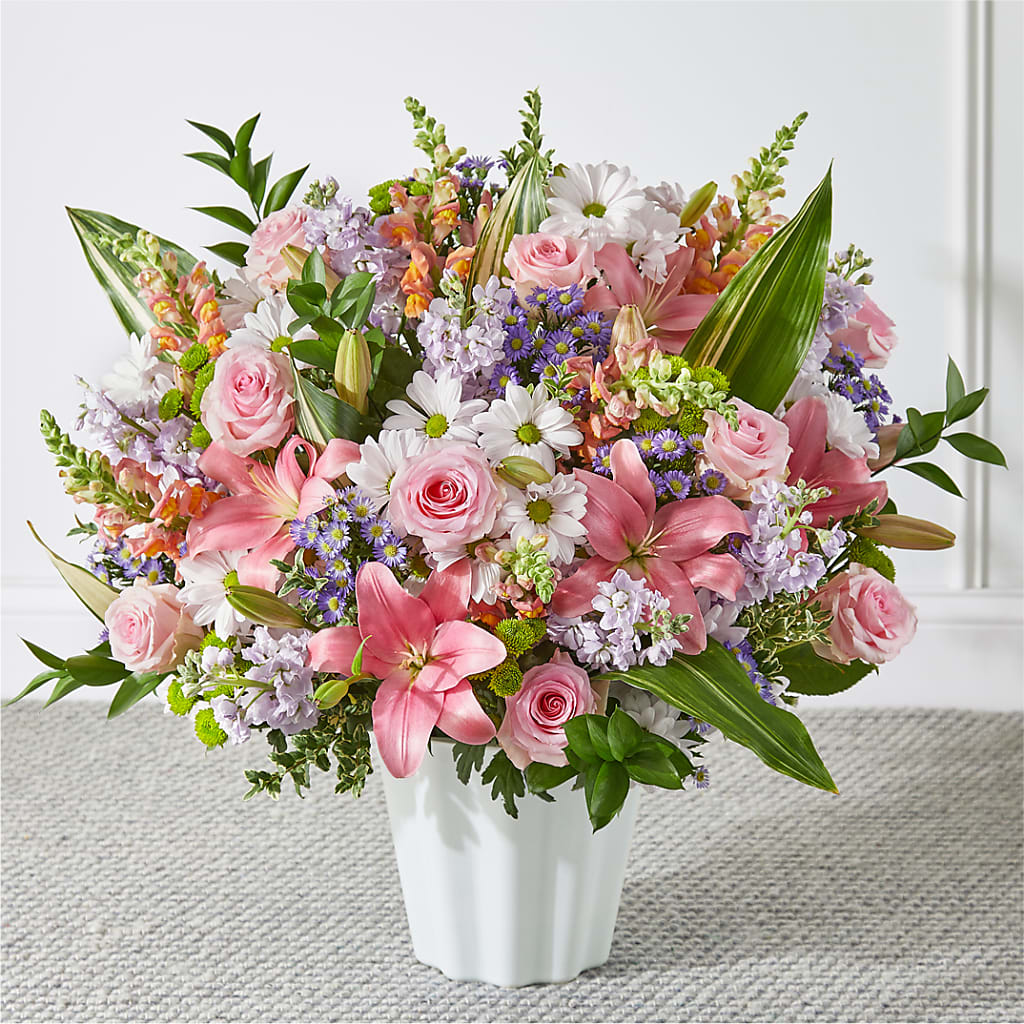 Abundant Compassion Floor Basket – A Special Design Florist, Newport News VA