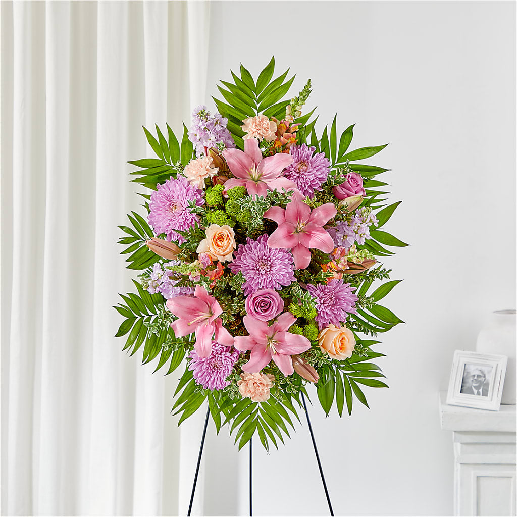 Love & Light Standing Spray – A Special Design Florist, Newport News VA