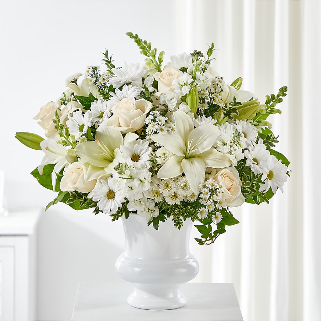 Uplifting Urn Arrangement – A Special Design Florist, Newport News VA