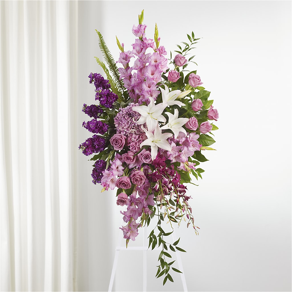 Never Alone Standing Spray – A Special Design Florist, Newport News VA