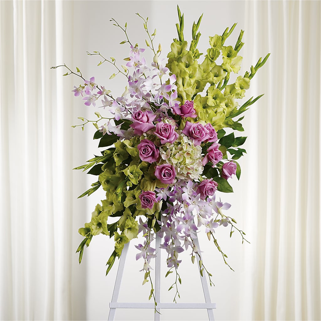 Lasting Legacy Standing Spray – A Special Design Florist, Newport News VA