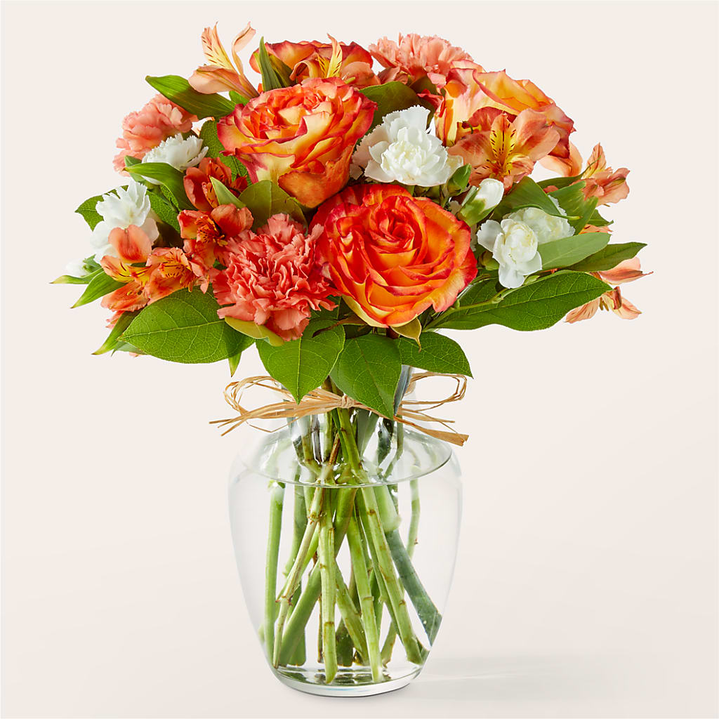 Apricot Glow Bouquet – A Special Design Florist, Newport News VA