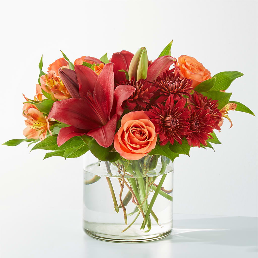 Crimson Leaves Bouquet – A Special Design Florist, Newport News VA