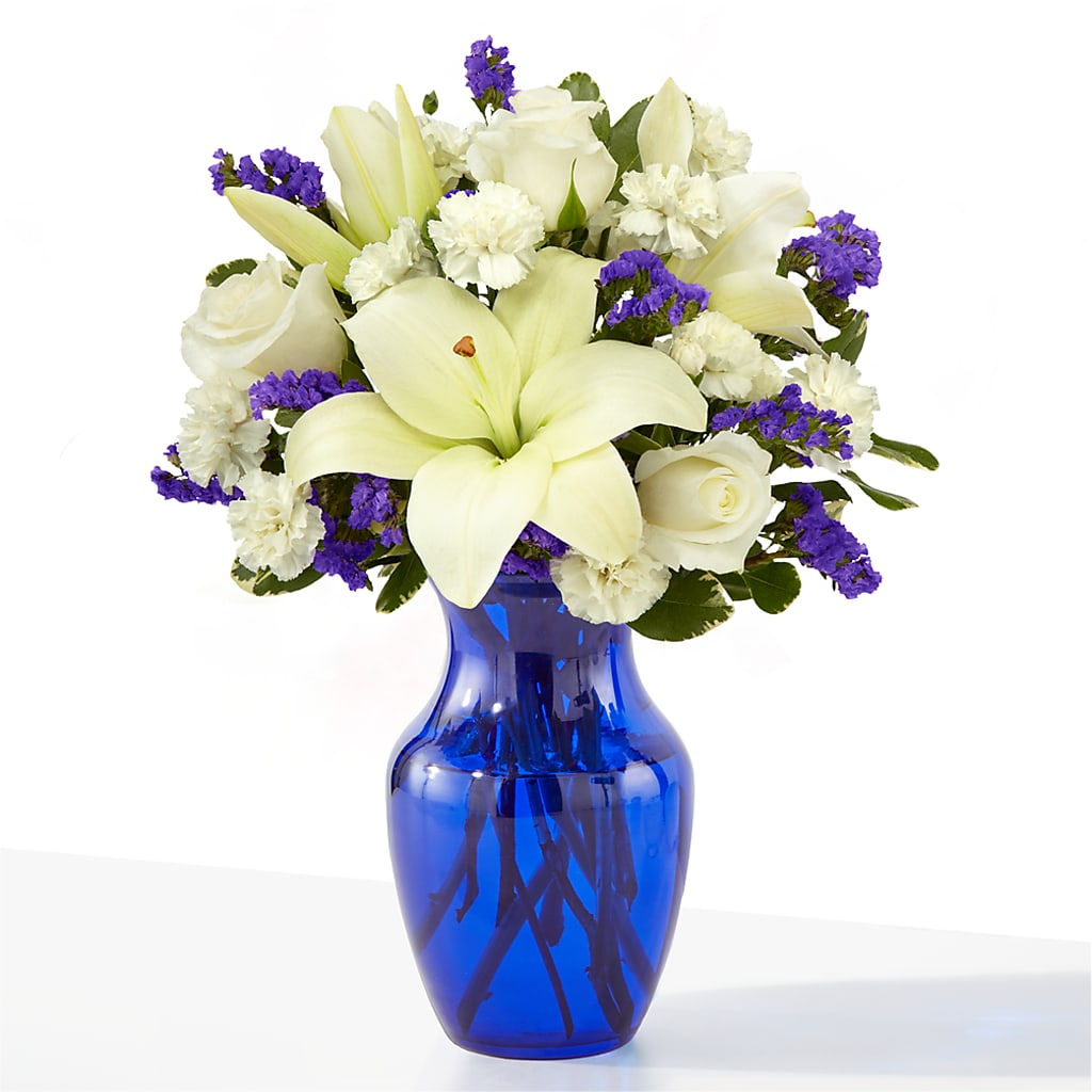 Sapphire Rush Bouquet – A Special Design Florist, Newport News VA