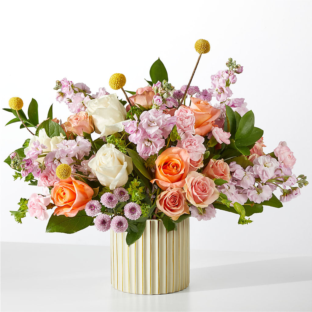 French Market Bouquet with Ivory Vase – A Special Design Florist, Newport News VA