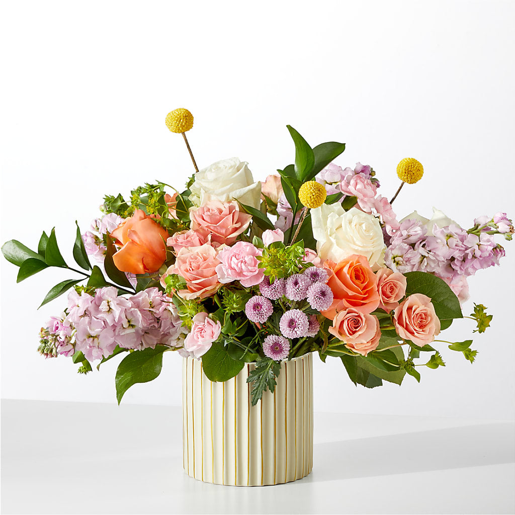 French Market Bouquet with Ivory Vase – A Special Design Florist, Newport News VA