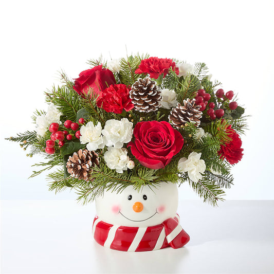 Jolly Snowman Bouquet –  A Special Design Florist, Newport News VA