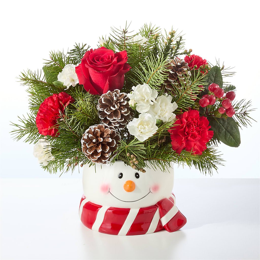 Jolly Snowman Bouquet –  A Special Design Florist, Newport News VA