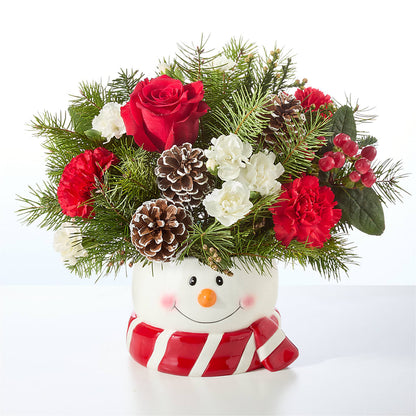 Jolly Snowman Bouquet –  A Special Design Florist, Newport News VA