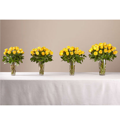 Long Stem Yellow Rose Bouquet –  A Special Design Florist, Newport News VA