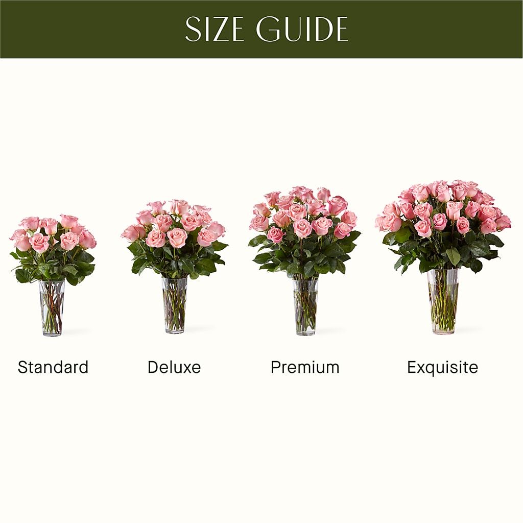 Long Stem Pink Rose Bouquet –  A Special Design Florist, Newport News VA