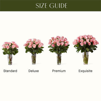 Long Stem Pink Rose Bouquet –  A Special Design Florist, Newport News VA