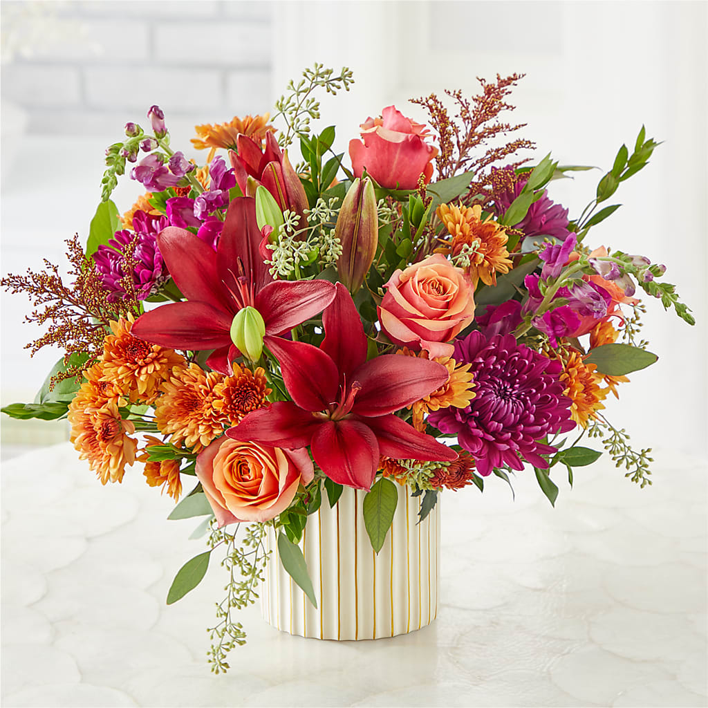 Burgundy Landscape Bouquet –  A Special Design Florist, Newport News VA