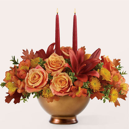 Harvest Table Centerpiece –  A Special Design Florist, Newport News VA
