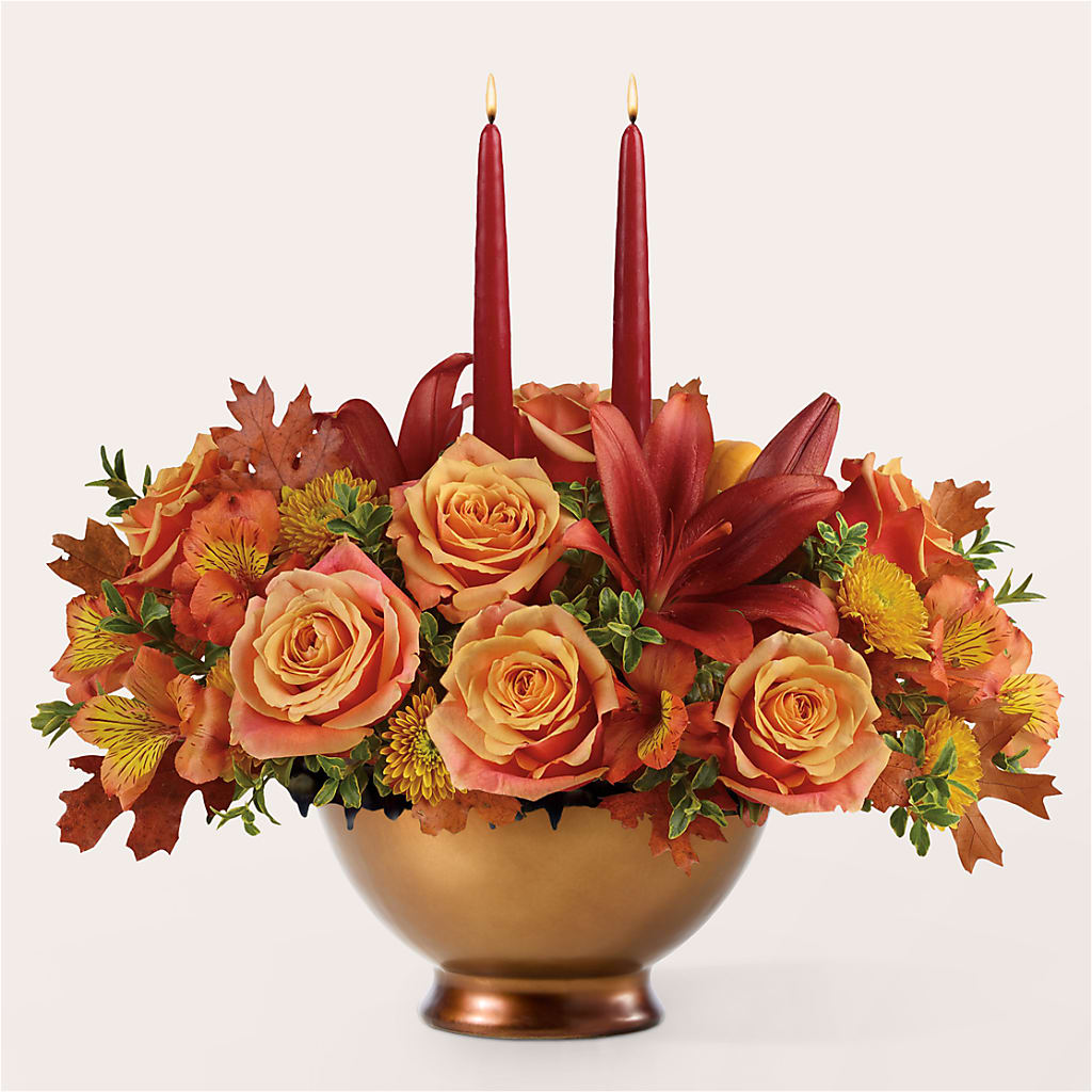 Harvest Table Centerpiece –  A Special Design Florist, Newport News VA