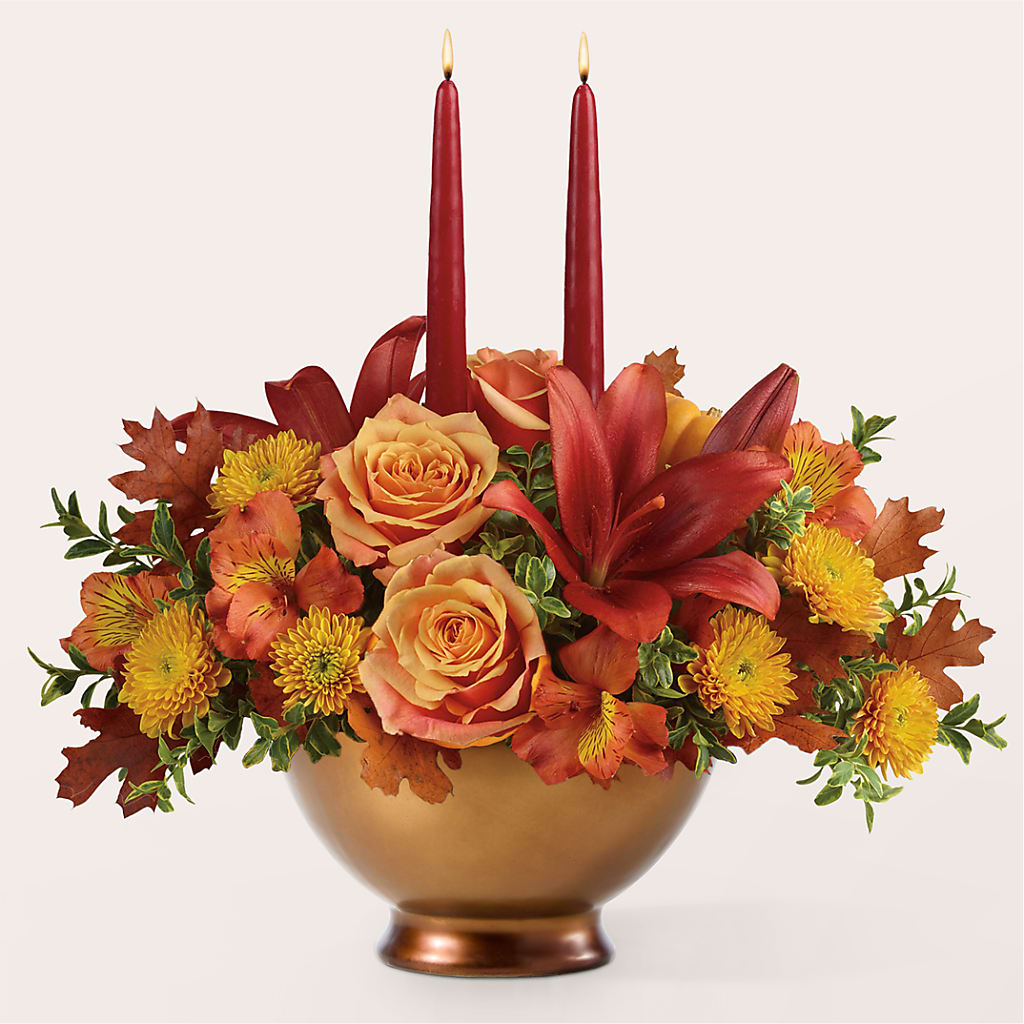 Harvest Table Centerpiece –  A Special Design Florist, Newport News VA
