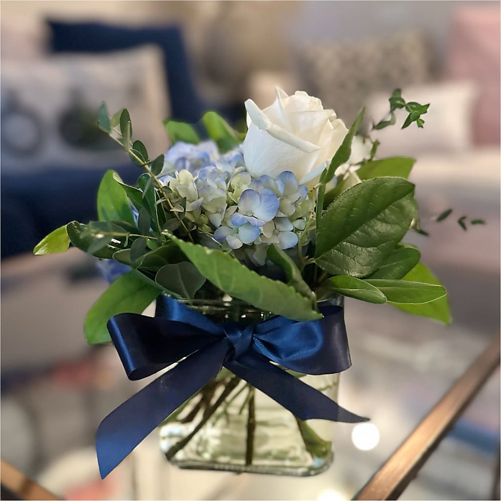 Sky Blue Delight Bouquet –  A Special Design Florist, Newport News VA