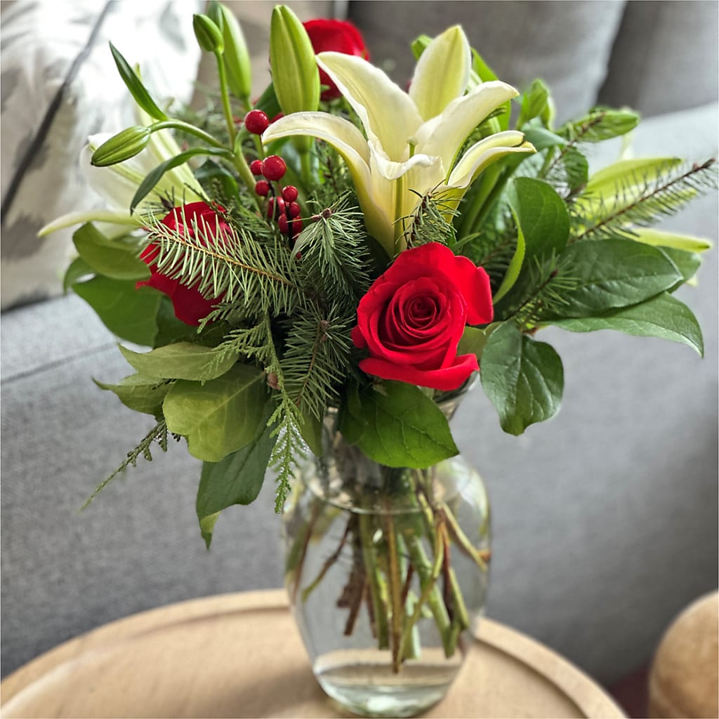 Sparkling Snowflakes Bouquet –  A Special Design Florist, Newport News VA