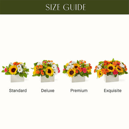 Sun-drenched Blooms Box Bouquet –  A Special Design Florist, Newport News VA