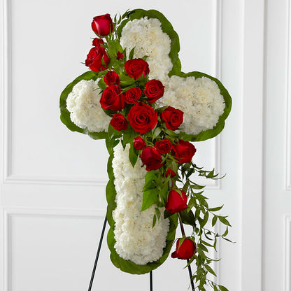 Floral Cross Easel –  A Special Design Florist, Newport News VA