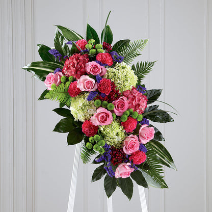 Refreshing Mix Standing Spray –  A Special Design Florist, Newport News VA